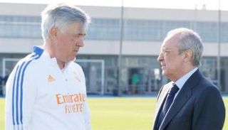 أنشيلوتي وفلورنتينو بيريز