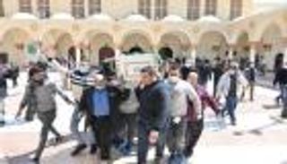 تشييع جثمان أحمد حلاوة بحضور نجوم الفن (صور)