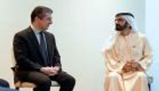 محمد بن راشد وبارزاني يبحثان دفع التعاون الإماراتي العراقي