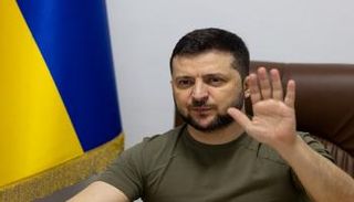 الرئيس الأوكراني فولوديمير زيلينسكي 