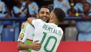 رياض محرز نجم منتخب الجزائر