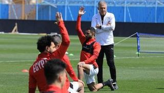 كارلوس كيروش ومران منتخب مصر استعدادا للسنغال