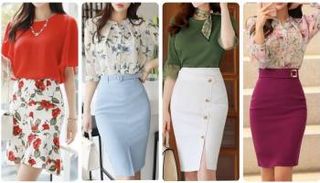 التنورة الأنبوبية تستعيد موضة التسعينيات