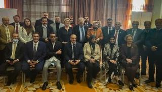 قيادات أحزاب ليبية مع سفيري أمريكا وبريطانيا