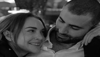 النجمة ليندسي لوهان وخطيبها