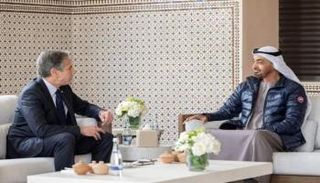 الشيخ محمد بن زايد آل نهيان وأنتوني بلينكن