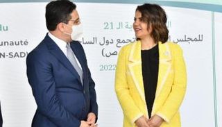 ناصر بوريطة ونجلاء المنقوش