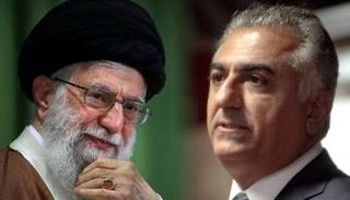 خامنئي ونجل شاه إيران