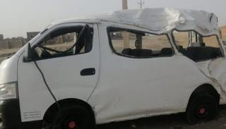 السيارة التي كانت تقل جنود الشرطة