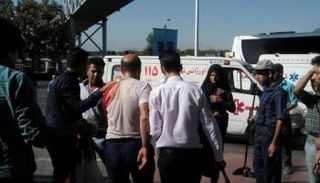 مصاب في حادث الطعن في إيران