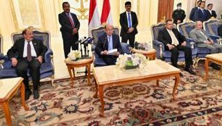 جانب من كلمة الرئيس اليمني للمشاركين في مشاورات الرياض