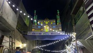 مجسم لمسجد في إحدى قرى مصر