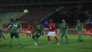 من مباراة الأهلي والاتحاد السكندري