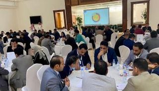 جانب من جلسات المشاورات اليمنية في الرياض