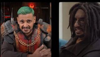 الفنان عبدالله السدحان ورامز جلال