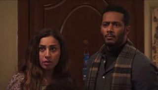 محمد رمضان مع دينا الشربيني في المشوار