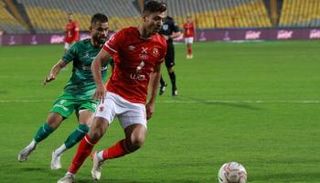 من مباراة الأهلي والمصري