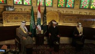 جانب من لقاء السفير السعودي ومفتي لبنان