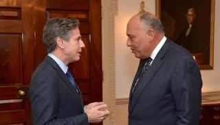 وزيرا الخارجية المصري والأمريكي