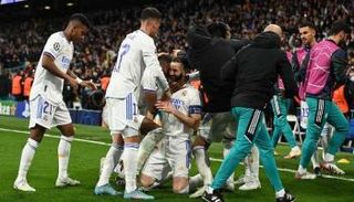 من مباراة ريال مدريد وتشيلسي في دوري أبطال أوروبا