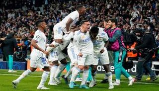 من مباراة ريال مدريد وتشيلسي في دوري أبطال أوروبا