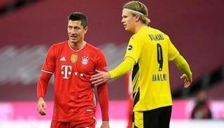 إيرلينج هالاند وروبرت ليفاندوفسكي