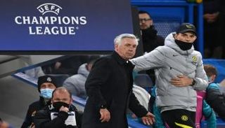 كارلو أنشيلوتي مدرب ريال مدريد وتوخيل مدرب تشيلسي