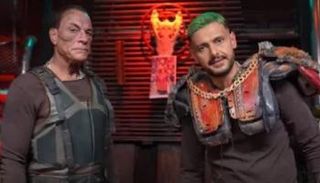 رامز جلال مع فان دام