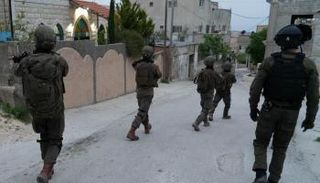 جانب من العملية الإسرائيلية الأربعاء