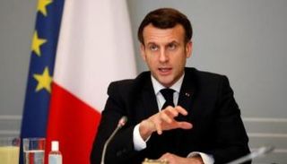 الرئيس الفرنسي إيمانويل ماكرون