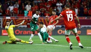 من مباراة الفريقين في السوبر الأفريقي