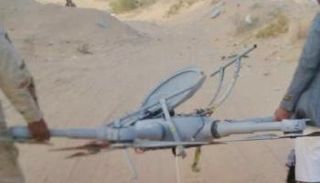 الطائرة بدون طيار التي أسقطها جنود الجيش اليمني بمأرب