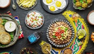 مائدة سحور رمضانية