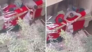 مشهد من فيديو فتاة البلكونة