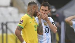 ميسي ونيمار مع منتخبي الأرجنتين والبرازيل
