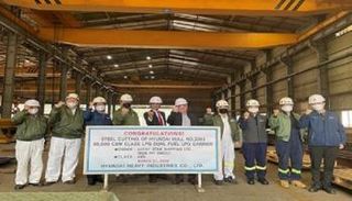 "الصير مارين" تبدأ بناء أولى ناقلات غاز البترول المسال العملاقة