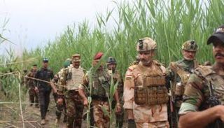 قوة من الجيش العراقي خلال مهمة أمنية بملاحقة داعش