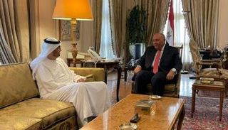 جانب من لقاء الدكتور سلطان بن أحمد الجابر وشكري