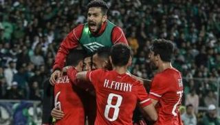 من مباراة الأهلي والرجاء في دوري أبطال أفريقيا