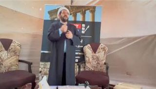 المرشح عباس الجوهري أثناء لقاء انتخابي