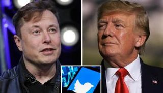 الرئيس الأمريكي السابق دونالد ترامب والملياردير إيلون ماسك