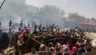 جانب من الاشتباكات غرب دارفور