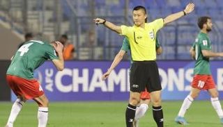 من مباراة الوحدات الأردني وناساف الأوزبكي في دوري أبطال آسيا