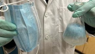 خرسانة باستخدام أقنعة كورونا