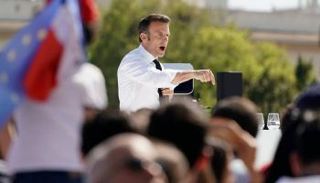 الرئيس الفرنسي إيمانويل ماكرون