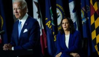 الرئيس الأمريكي جو بايدن وونائبته كامالا هاريس