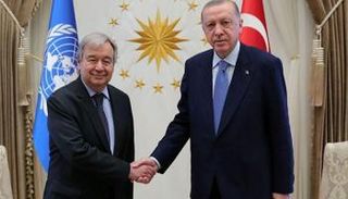 أردوغان وأمين عام الأمم المتحدة -أرشيفية