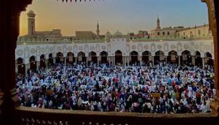 صلاة العيد من الجامع الأزهر في مصر
