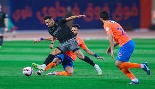 سالم الدوسري من مباراة الهلال والفيحاء