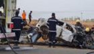 مصرع 7 سعوديين في تصادم مروّع